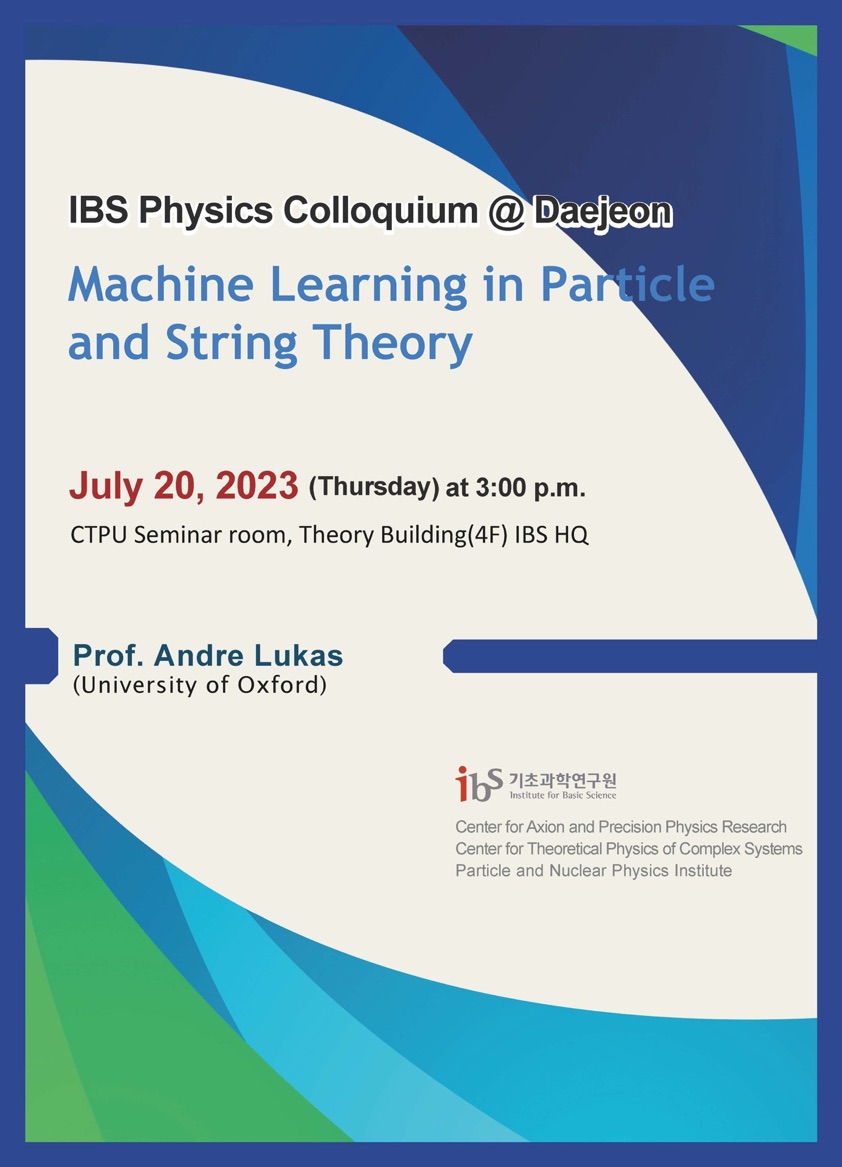 PCS Machine Learning in Particle and String Theory